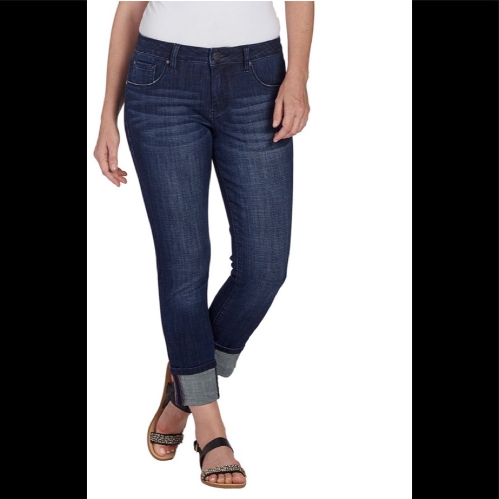 ♦️JAG Maddie Skinny Cuff in Crosshatch Denim♦️